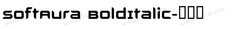 SoftAura BoldItalic字体转换